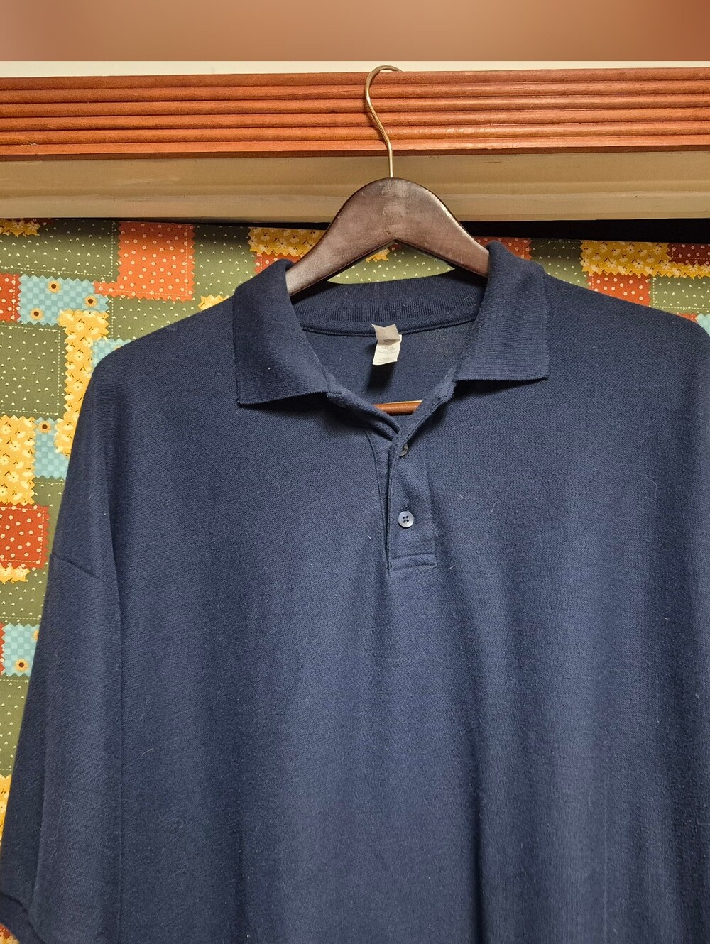 Jerzees 4XL Navy Short-Sleeve Polo